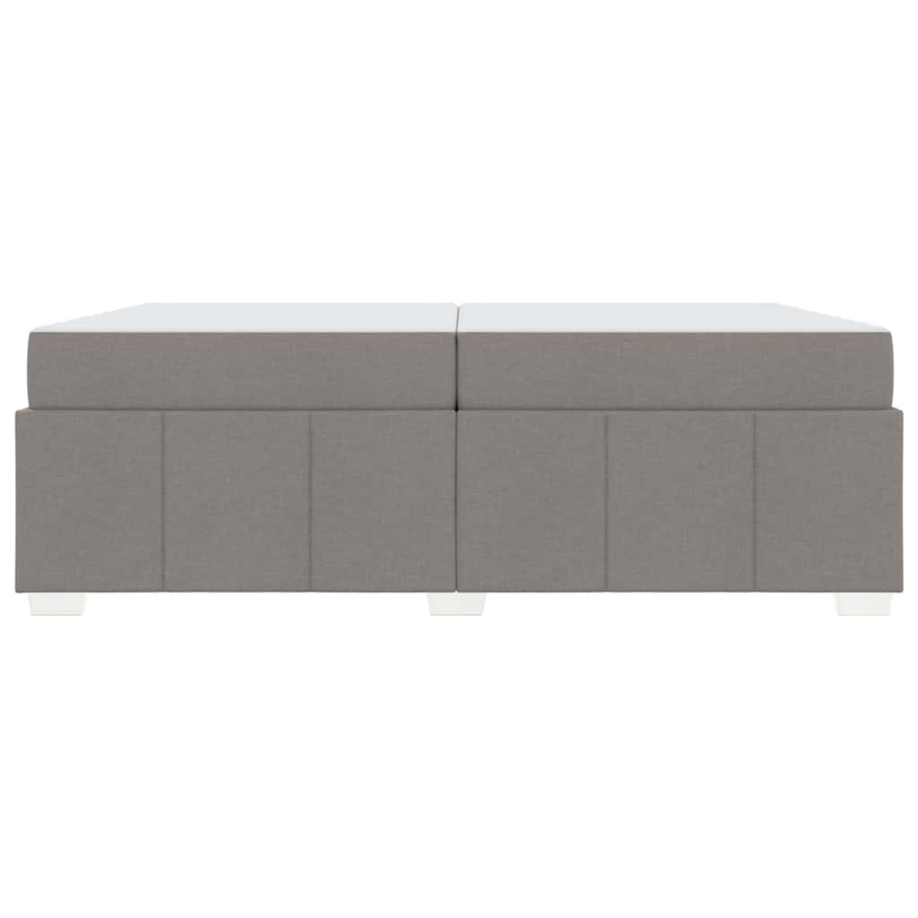 Σκελετός Κρεβατιού με στρώμα Taupe 200 x 200 cm ύφασμα