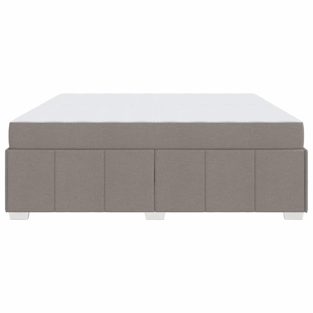 Σκελετός Κρεβατιού με στρώμα Taupe 200 x 200 cm ύφασμα