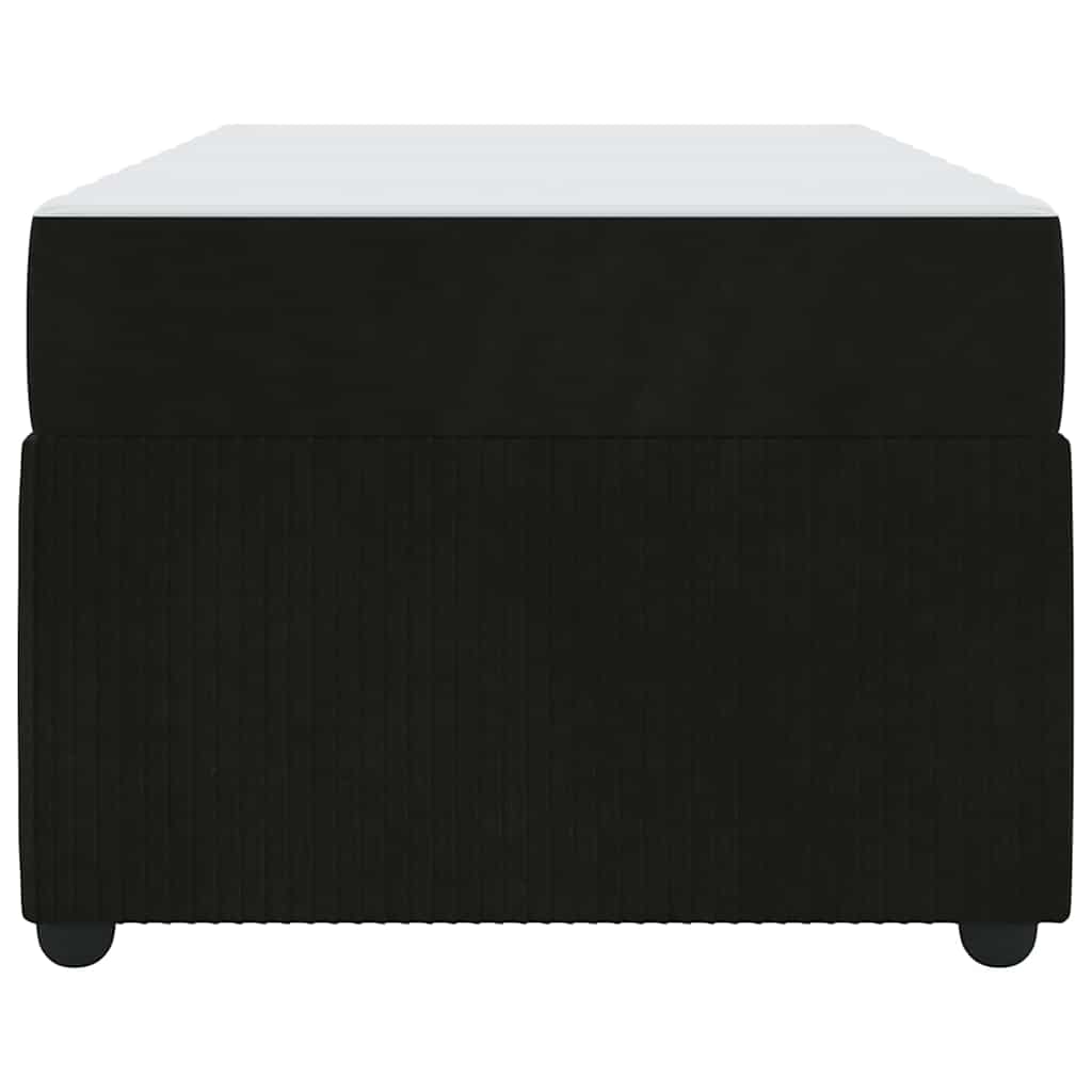 Σκελετός Κρεβατιού με στρώμα Μαύρο 80 x 200 cm ύφασμα