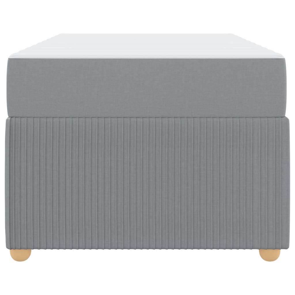 Σκελετός Κρεβατιού με στρώμα Ανοιχτό γκρι 90 x 200 cm ύφασμα - Pakobazaar