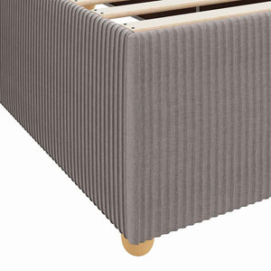 Σκελετός Κρεβατιού με στρώμα Taupe 90 x 200 cm ύφασμα - Pakobazaar
