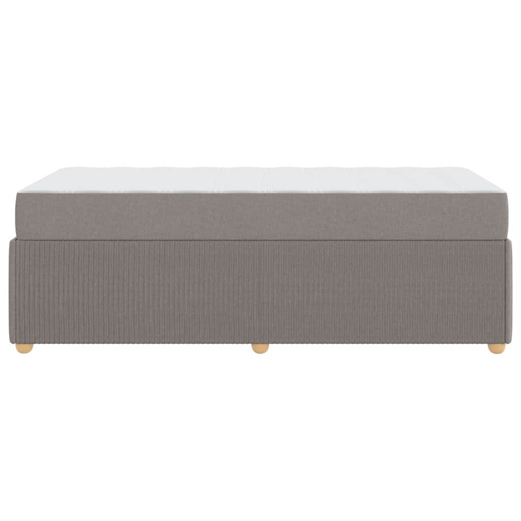 Σκελετός Κρεβατιού με στρώμα Taupe 90 x 200 cm ύφασμα - Pakobazaar