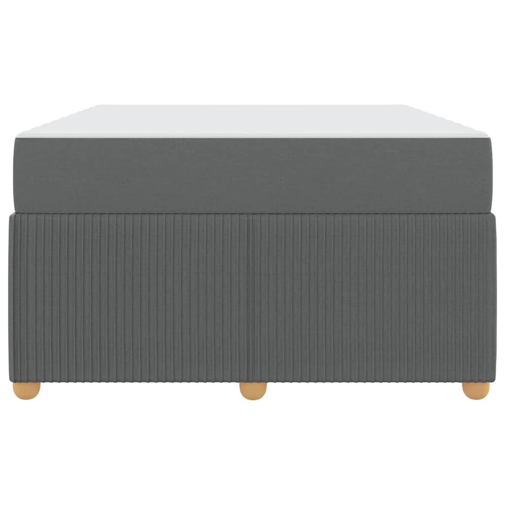 Σκελετός Κρεβατιού με στρώμα Σκούρο Γκρι 120 x 190 cm ύφασμα