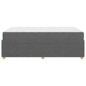 Σκελετός Κρεβατιού Σκούρο Γκρι 120 x 190 cm ύφασμα