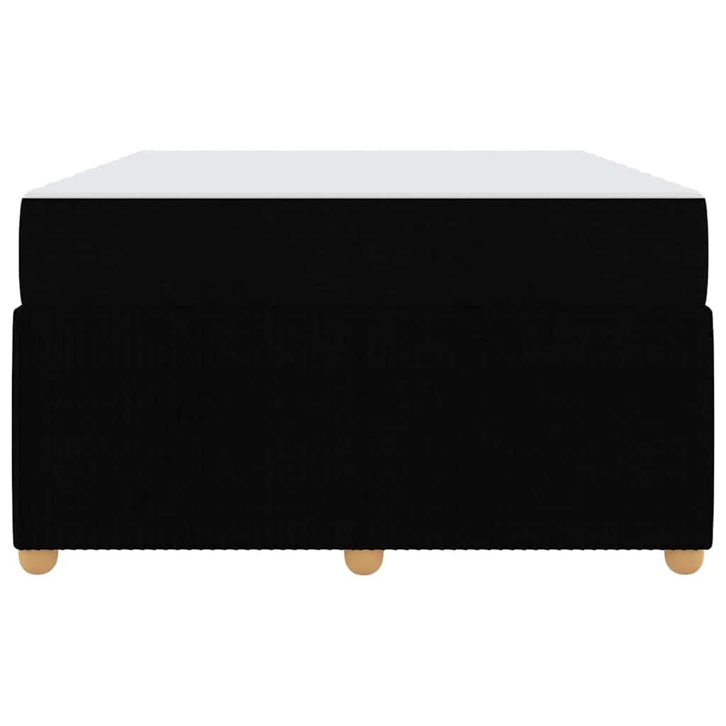 Σκελετός Κρεβατιού με στρώμα Μαύρο 120 x 190 cm ύφασμα