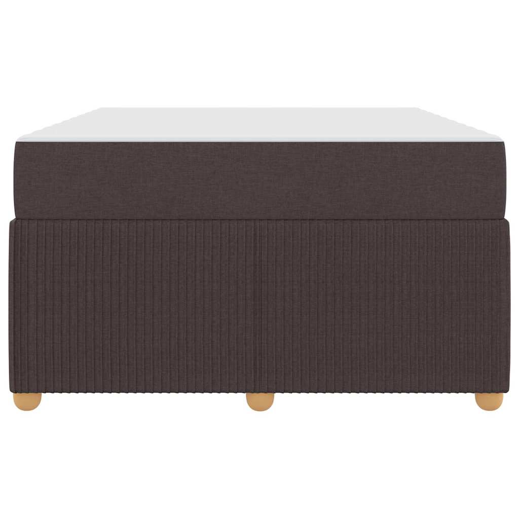 Σκελετός Κρεβατιού με στρώμα Σκούρο Καφέ 120 x 190 cm ύφασμα - Pakobazaar