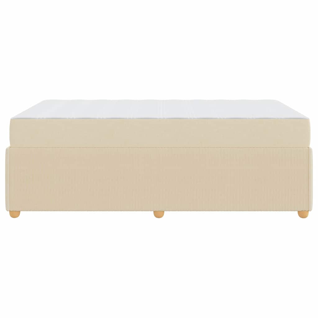 Σκελετός Κρεβατιού με στρώμα Κρεμ 120 x 190 cm ύφασμα