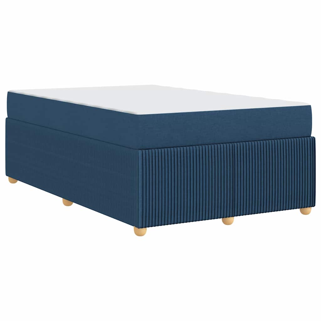 Σκελετός Κρεβατιού με στρώμα Μπλε 120 x 190 cm ύφασμα