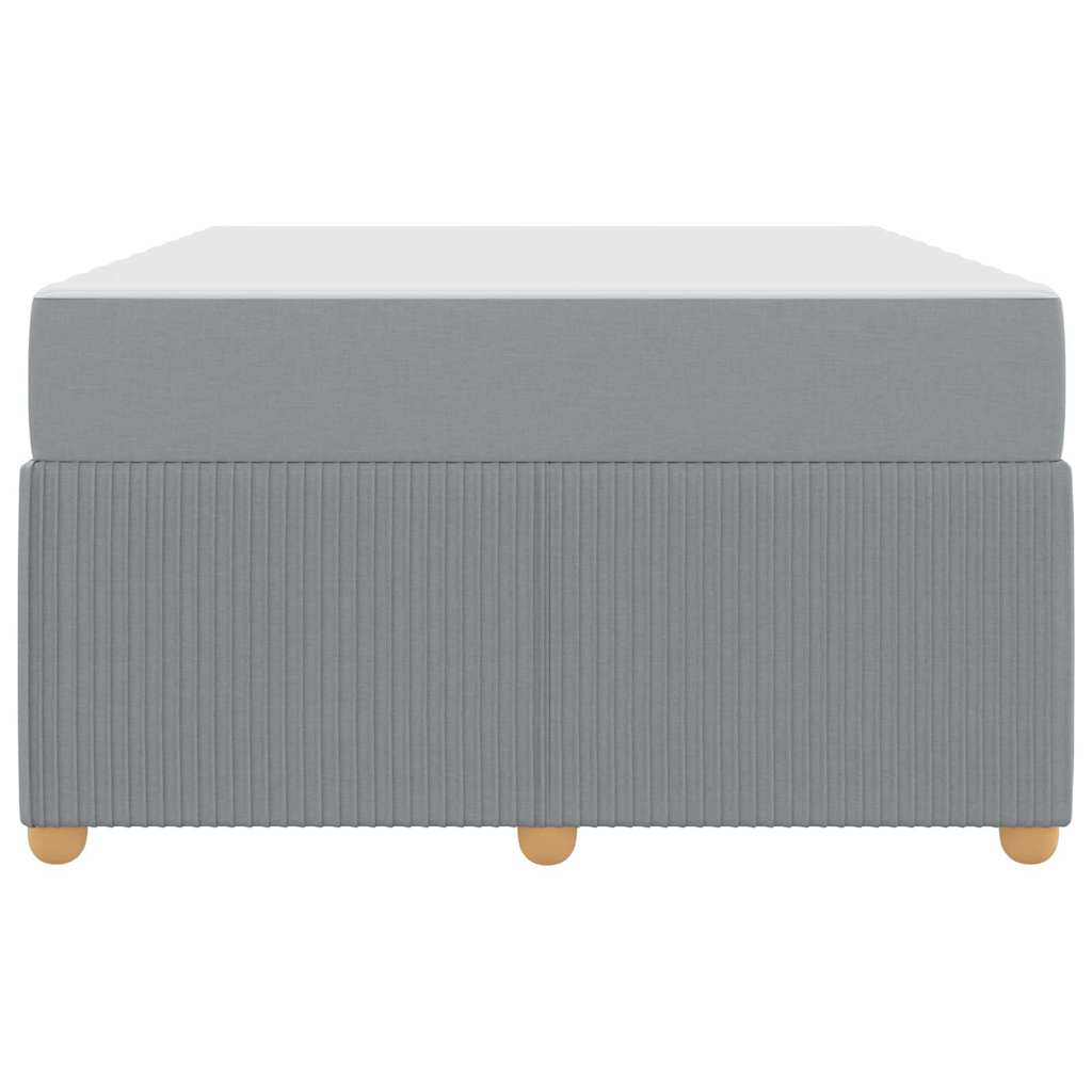 Σκελετός Κρεβατιού με στρώμα Ανοιχτό γκρι 120 x 200 cm ύφασμα - Pakobazaar