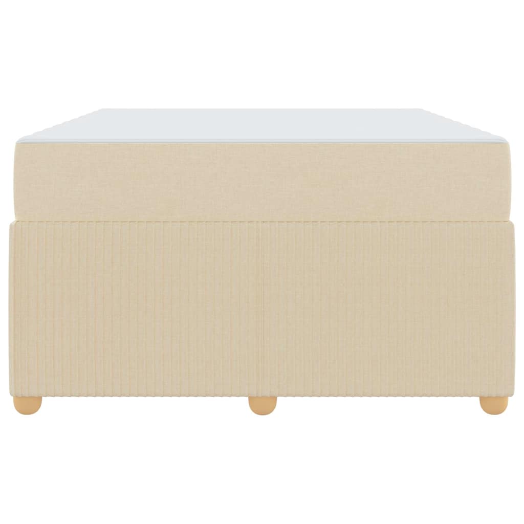 Σκελετός Κρεβατιού με στρώμα Κρεμ 120 x 200 cm ύφασμα