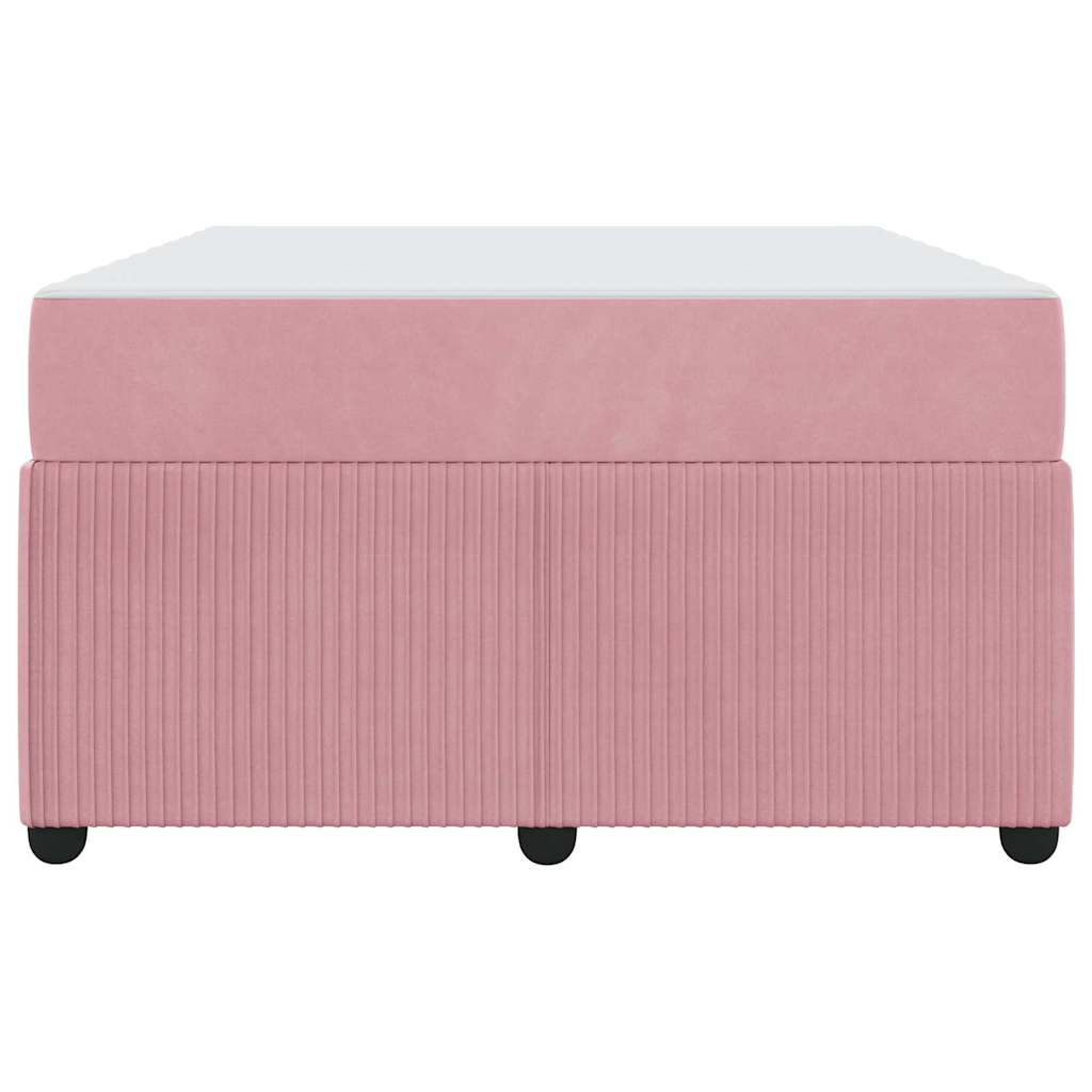 Σκελετός Κρεβατιού με στρώμα Ροζ 120 x 200 cm ύφασμα - Pakobazaar