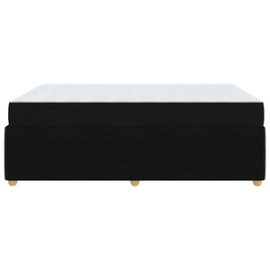 Σκελετός Κρεβατιού με στρώμα Μαύρο 140 x 200 cm ύφασμα - Pakobazaar