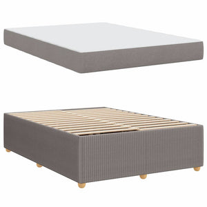 Σκελετός Κρεβατιού με στρώμα Taupe 140 x 200 cm ύφασμα - Pakobazaar