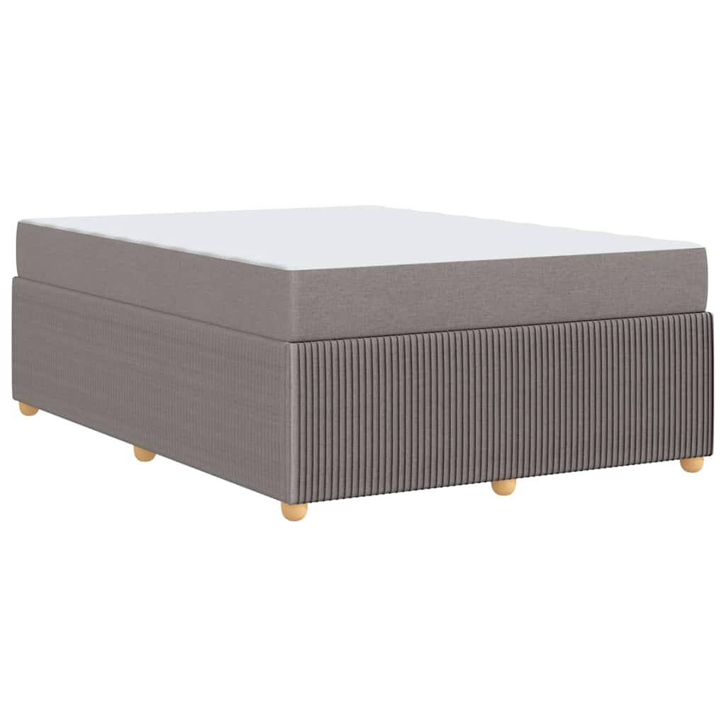 Σκελετός Κρεβατιού με στρώμα Taupe 140 x 200 cm ύφασμα - Pakobazaar