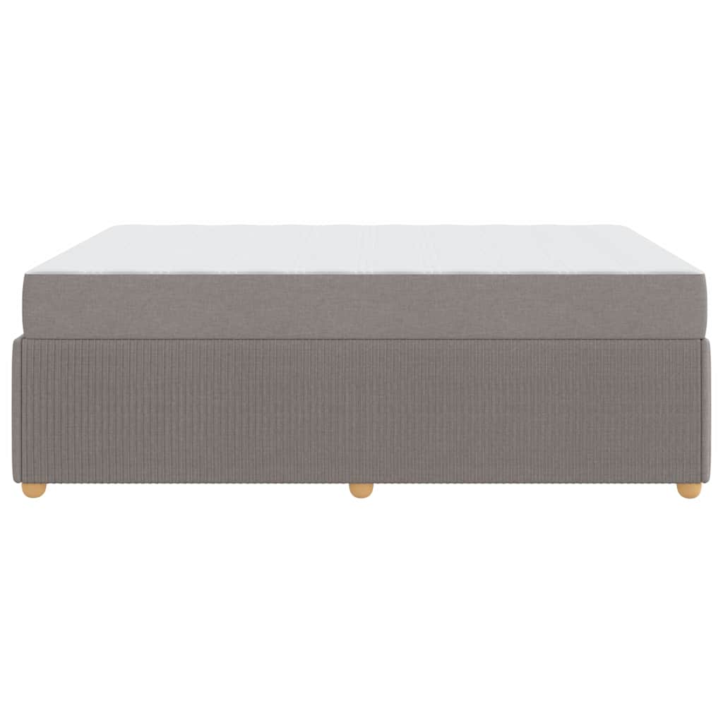 Σκελετός Κρεβατιού με στρώμα Taupe 140 x 200 cm ύφασμα - Pakobazaar