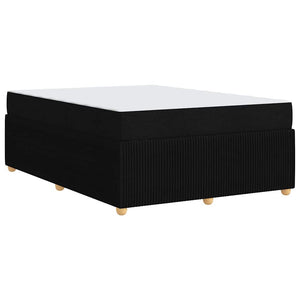 Σκελετός Κρεβατιού με στρώμα Μαύρο 160 x 200 cm ύφασμα - Pakobazaar
