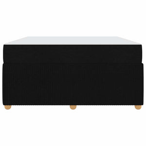 Σκελετός Κρεβατιού με στρώμα Μαύρο 160 x 200 cm ύφασμα - Pakobazaar