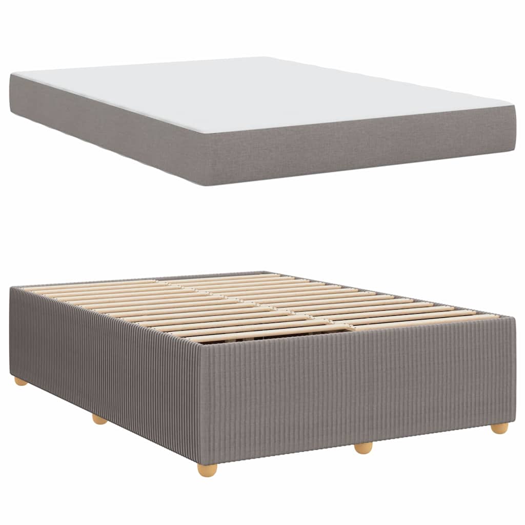 Σκελετός Κρεβατιού με στρώμα Taupe 160 x 200 cm ύφασμα - Pakobazaar