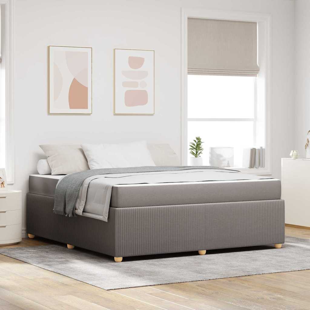 Σκελετός Κρεβατιού με στρώμα Taupe 180 x 200 cm ύφασμα