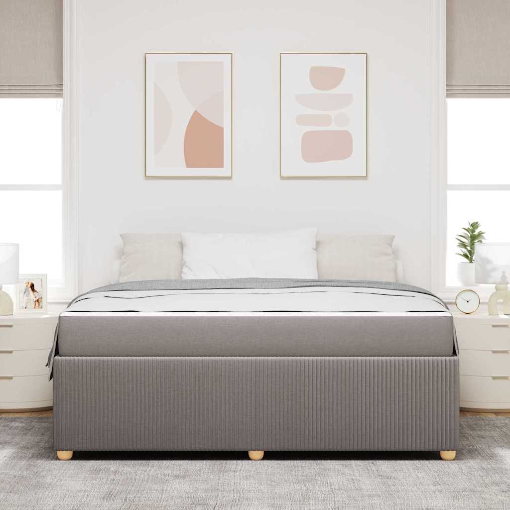 Σκελετός Κρεβατιού με στρώμα Taupe 180 x 200 cm ύφασμα