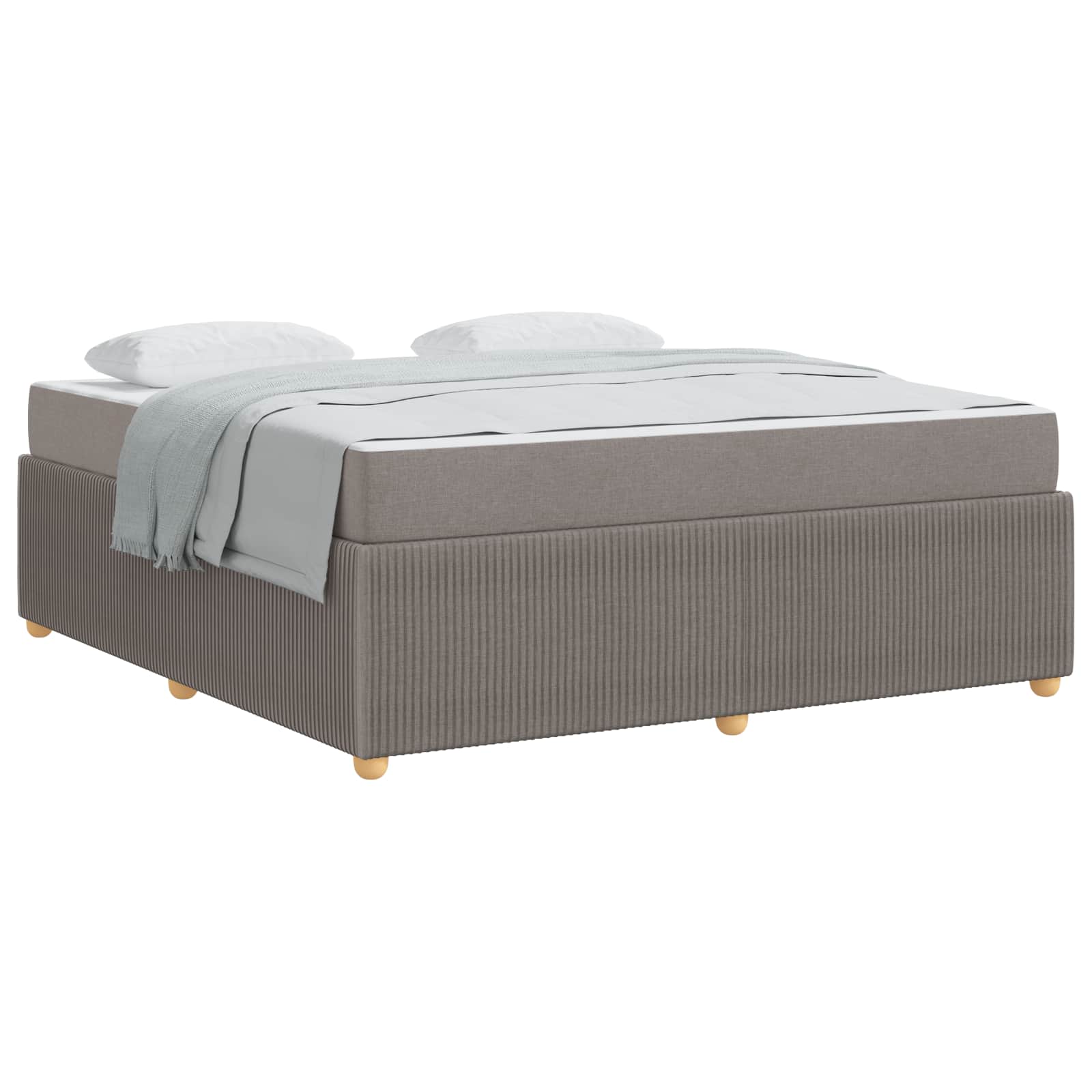 Σκελετός Κρεβατιού με στρώμα Taupe 180 x 200 cm ύφασμα