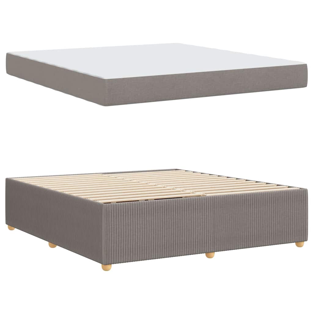 Σκελετός Κρεβατιού με στρώμα Taupe 180 x 200 cm ύφασμα