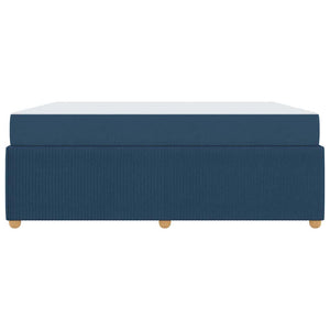 Σκελετός Κρεβατιού με στρώμα Μπλε 180 x 200 cm ύφασμα - Pakobazaar