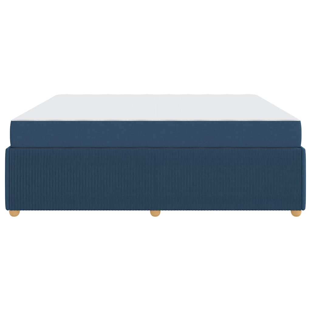 Σκελετός Κρεβατιού με στρώμα Μπλε 180 x 200 cm ύφασμα - Pakobazaar