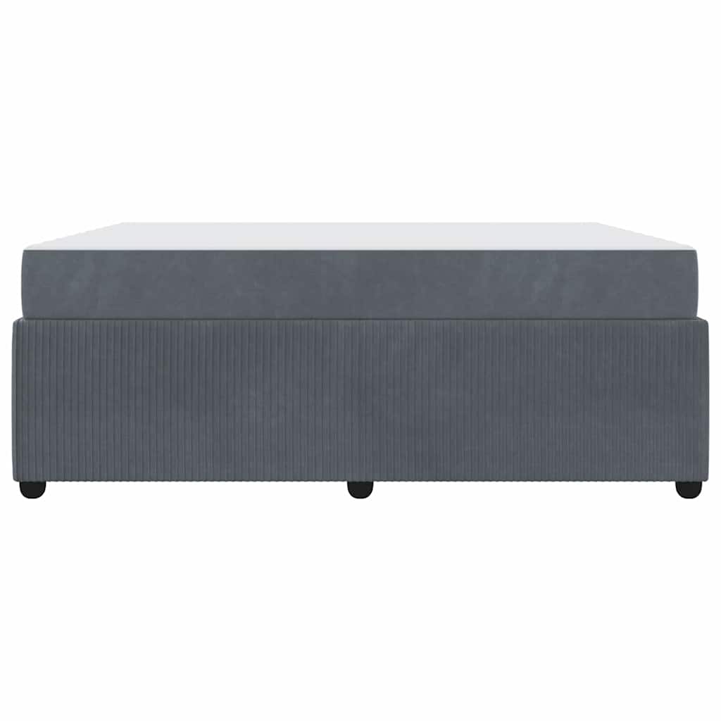 Σκελετός Κρεβατιού με στρώμα Σκούρο Γκρι 180 x 200 cm ύφασμα