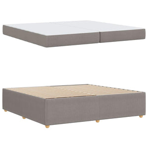 Σκελετός Κρεβατιού Taupe 200 x 200 cm ύφασμα