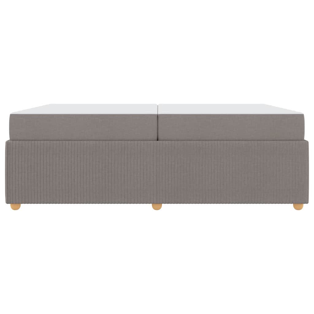 Σκελετός Κρεβατιού με στρώμα Taupe 200 x 200 cm ύφασμα