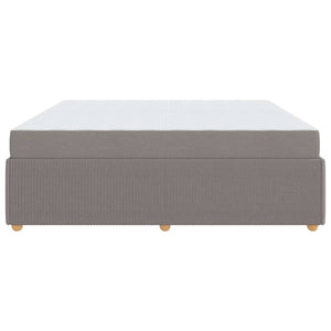 Σκελετός Κρεβατιού Taupe 200 x 200 cm ύφασμα