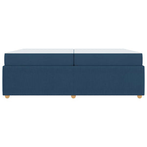 Σκελετός Κρεβατιού Μπλε 200 x 200 cm ύφασμα