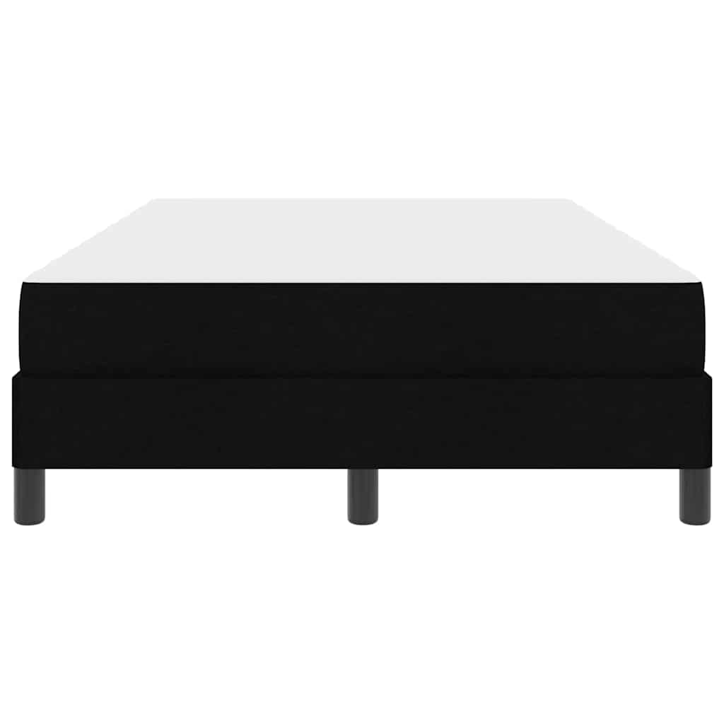 Κρεβάτι με ελατήρια με στρώμα Μαύρο 120 x 190 cm ύφασμα - Pakobazaar