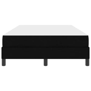 Κρεβάτι με ελατήρια με στρώμα Μαύρο 120 x 190 cm ύφασμα - Pakobazaar