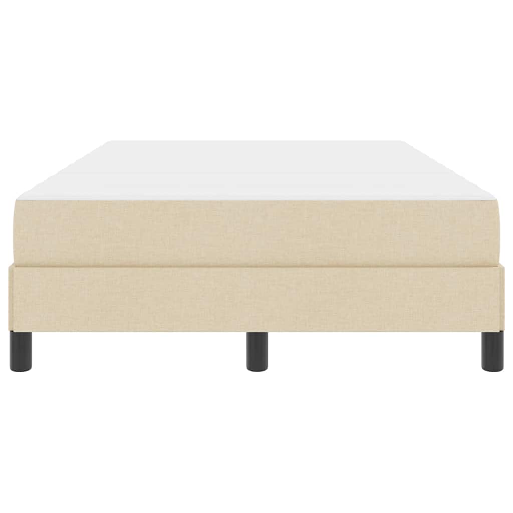 Κρεβάτι με ελατήρια με στρώμα Κρεμ 120 x 190 cm ύφασμα - Pakobazaar