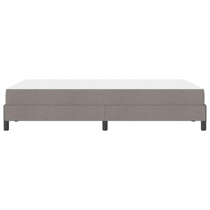 Κρεβάτι με ελατήρια με στρώμα Taupe 120 x 200 cm ύφασμα - Pakobazaar