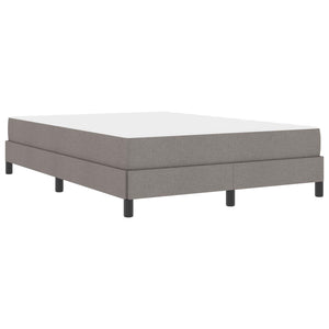 Κρεβάτι με ελατήρια Taupe 140 x 190 cm ύφασμα