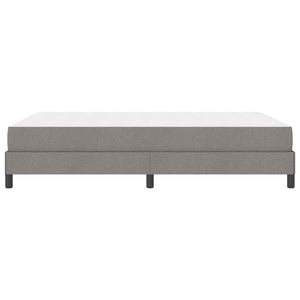 Κρεβάτι με ελατήρια Taupe 140 x 190 cm ύφασμα