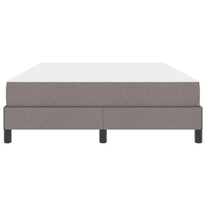 Κρεβάτι με ελατήρια Taupe 140 x 200 cm ύφασμα