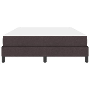 Κρεβάτι με ελατήρια με στρώμα Σκούρο Καφέ 160 x 200 cm ύφασμα - Pakobazaar