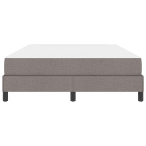 Κρεβάτι με ελατήρια με στρώμα Taupe 160 x 200 cm ύφασμα - Pakobazaar