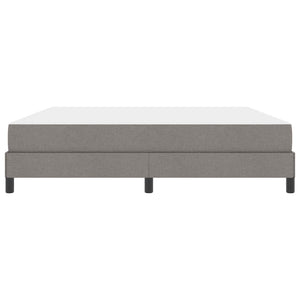 Κρεβάτι με ελατήρια με στρώμα Taupe 180 x 200 cm ύφασμα - Pakobazaar