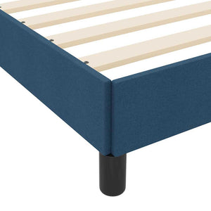 Κρεβάτι με ελατήρια με στρώμα Μπλε 180 x 200 cm ύφασμα - Pakobazaar