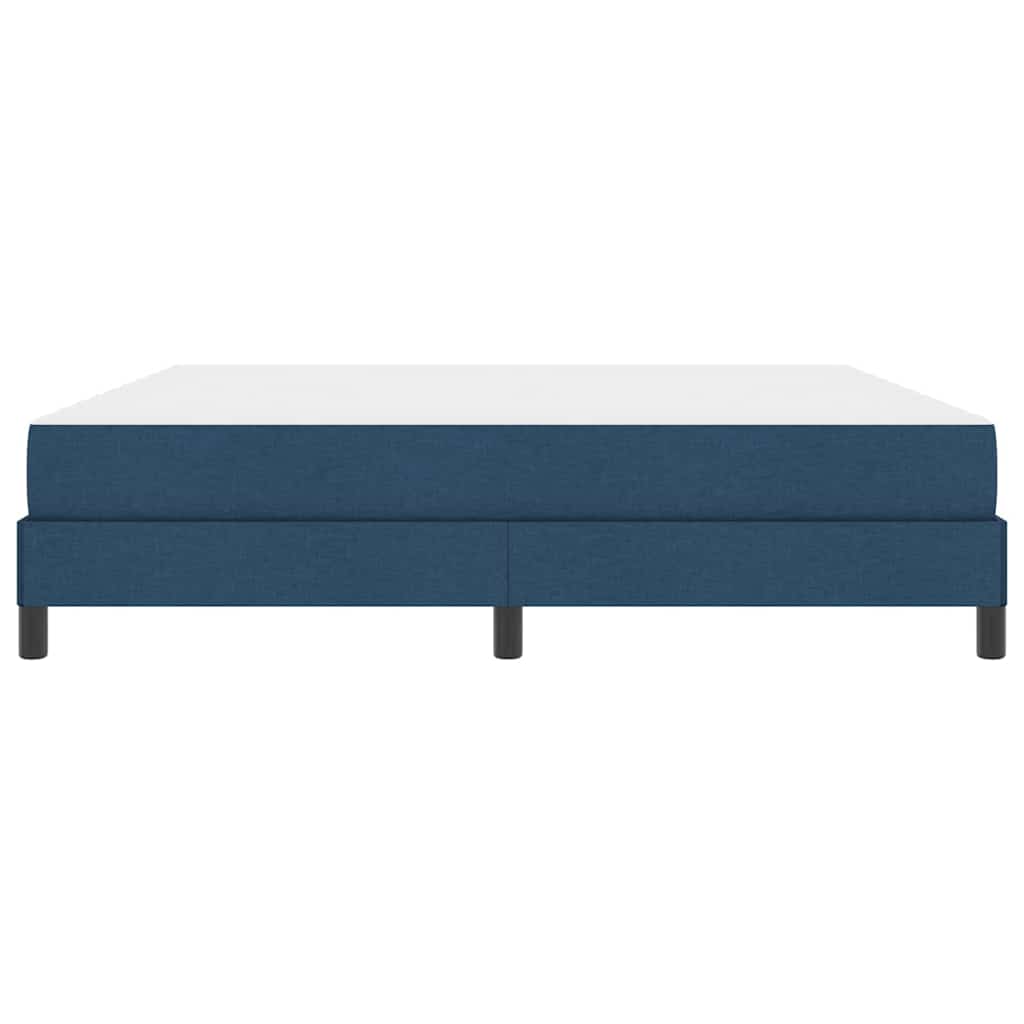 Κρεβάτι με ελατήρια με στρώμα Μπλε 180 x 200 cm ύφασμα - Pakobazaar