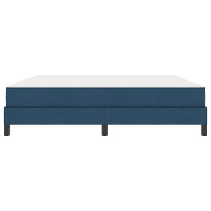 Κρεβάτι με ελατήρια με στρώμα Μπλε 180 x 200 cm ύφασμα - Pakobazaar