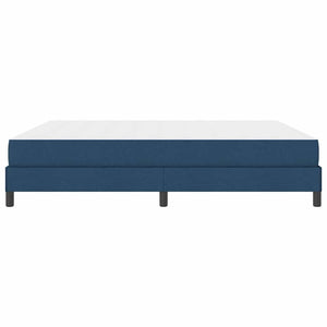 Κρεβάτι με ελατήρια με στρώμα Μπλε 180 x 200 cm ύφασμα - Pakobazaar