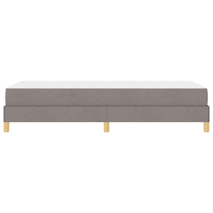 Κρεβάτι με ελατήρια Taupe 100 x 200 cm ύφασμα