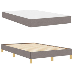 Κρεβάτι με ελατήρια Taupe 120 x 190 cm ύφασμα
