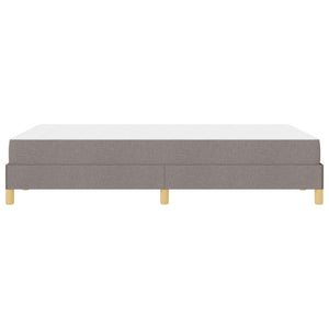 Κρεβάτι με ελατήρια Taupe 120 x 190 cm ύφασμα
